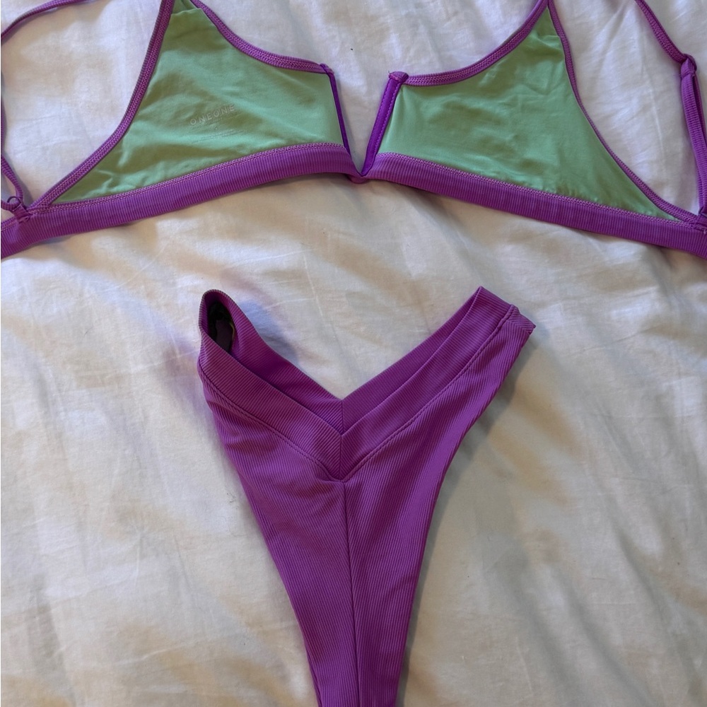 OneOne Purple Bikini Set - Picture 2 of 2